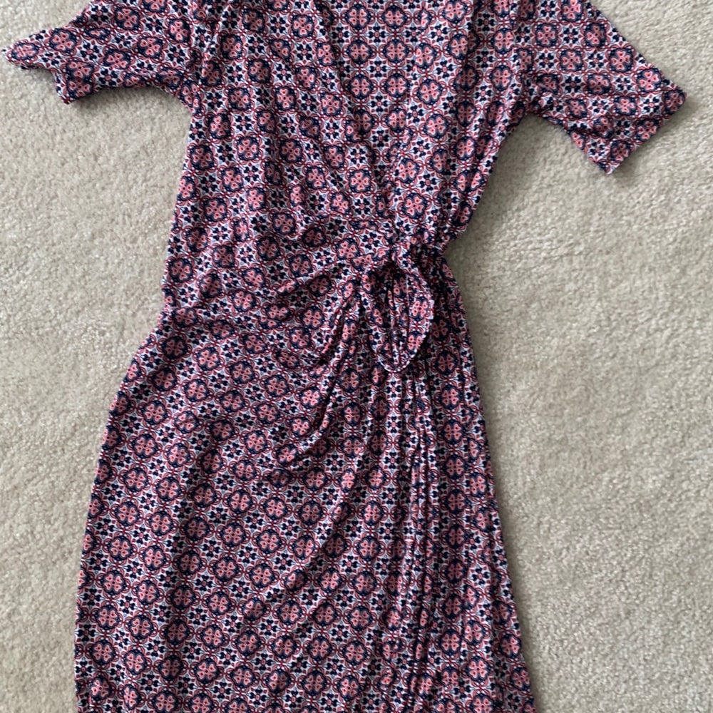 Wrap maternity dress